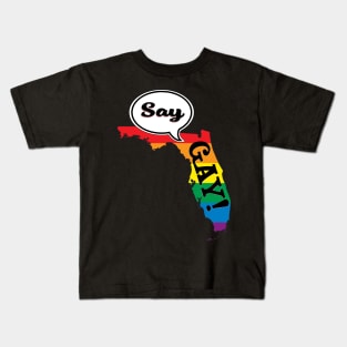 Say Gay Kids T-Shirt
